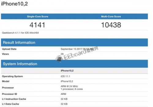 苹果A11性能爆表!力压Intel i7版MBP